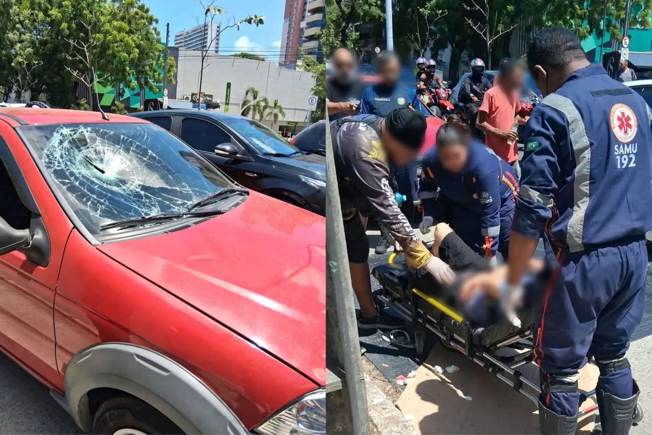 Turista dinamarquês é atropelado em avenida de Fortaleza