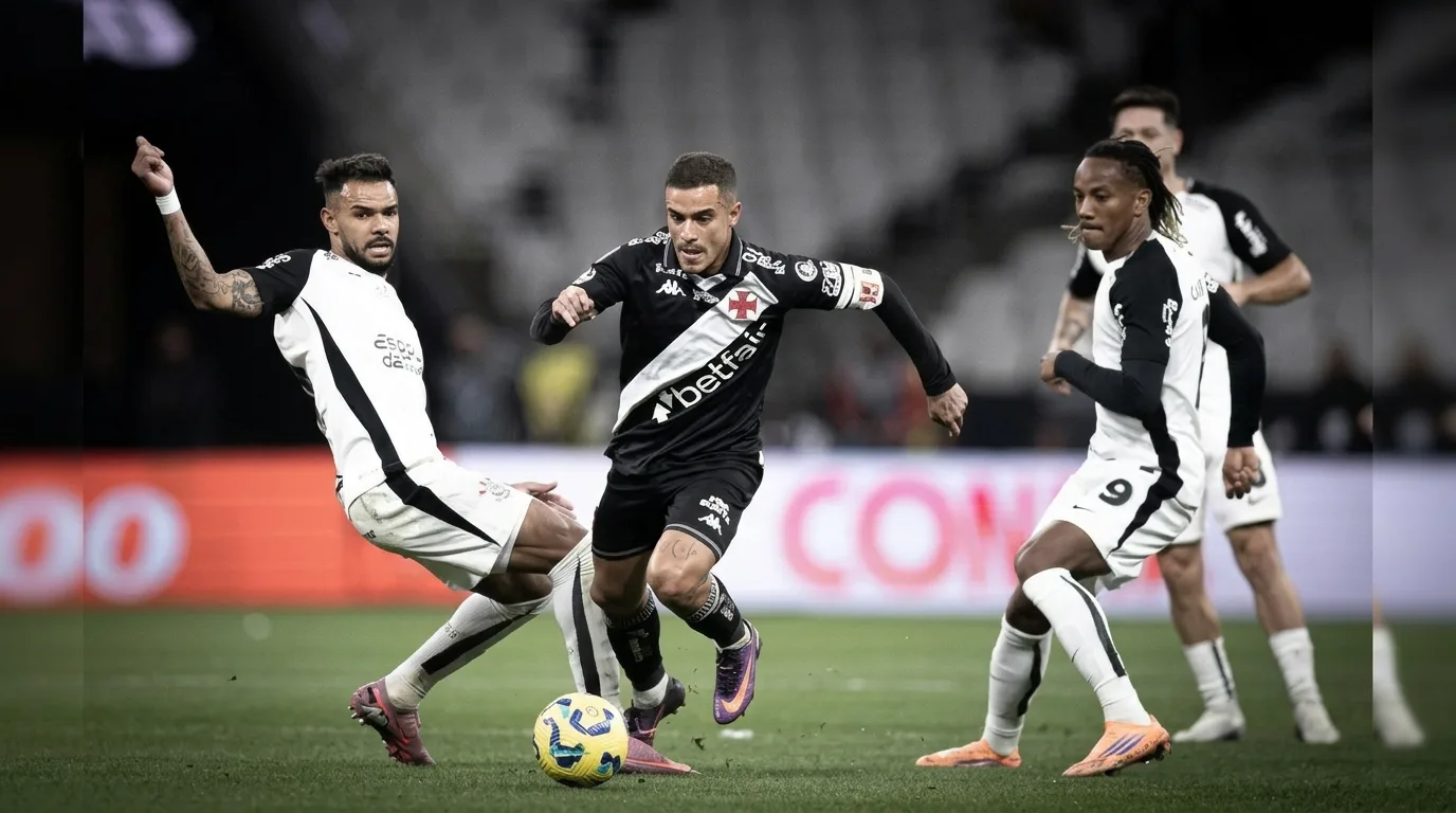 TV Cidade transmite Vasco x Corinthians neste sábado (24) pelo Brasileirão