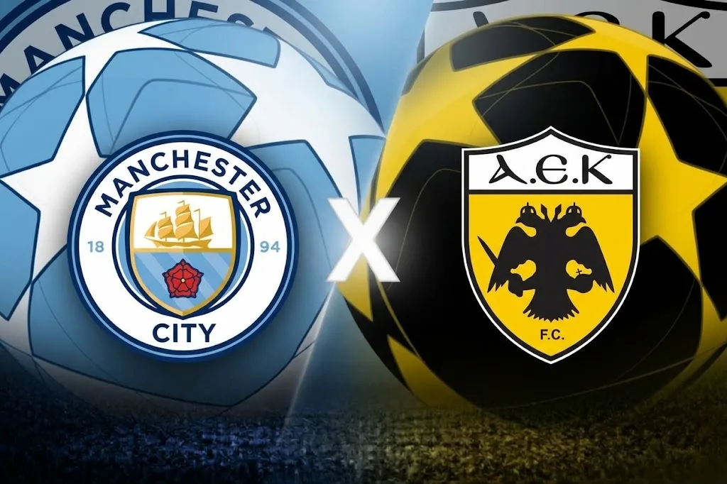 Manchester City x AEK Atenas: onde assistir ao vivo, horário e prováveis escalações