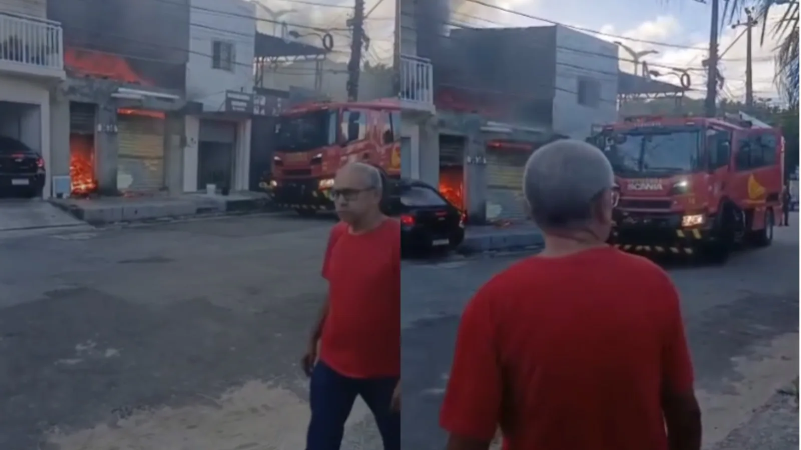 Incêndio destrói equipamentos em loja de eletrônicos no São João do Tauape